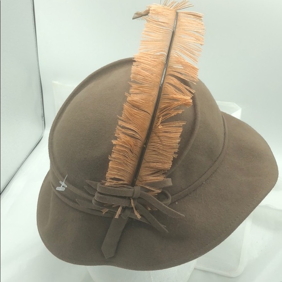 Doeskin Felt Wool Hat Vintage Junior Seasons - Picture 1 of 7